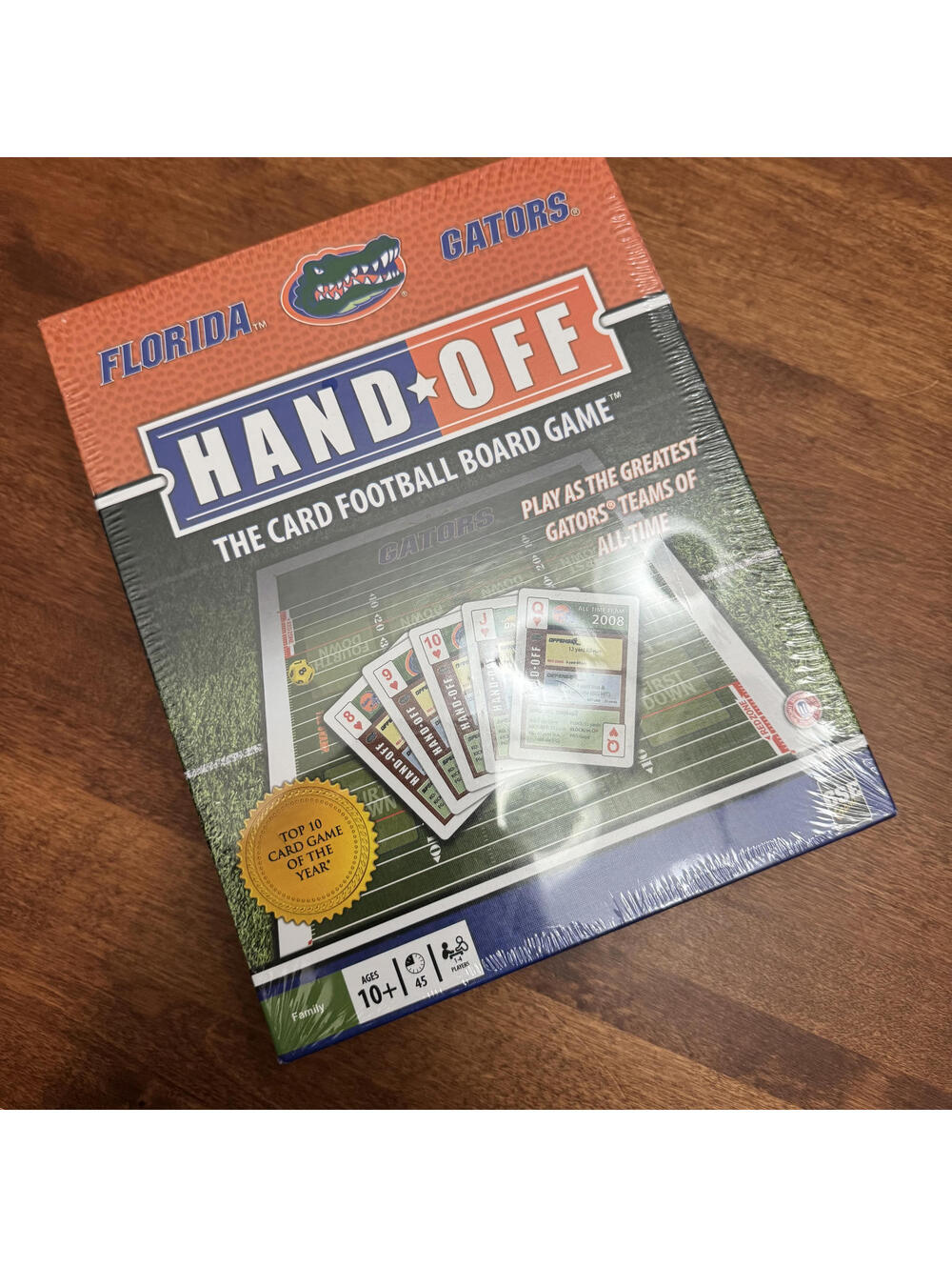 NEW! Florida Gators Hand Off, The Card Football Board Game